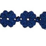 Blue Indigo Clover Lucky Friendship Bracelet
